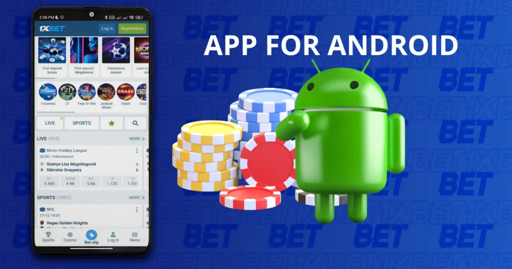 1xBet mobile applicaton for Android devices
