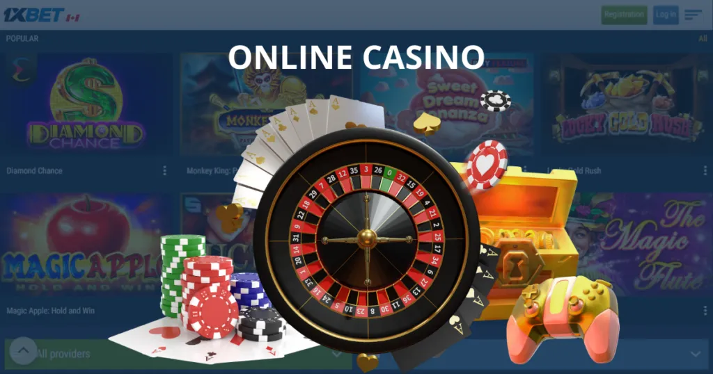 Variety of games in Online cSino 1xBet