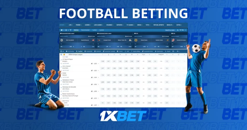 1xBet Football Betting Malaysia