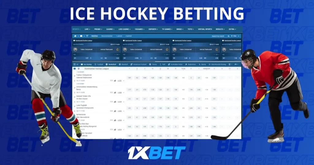 1xBet Ice Hockey Betting Malaysia